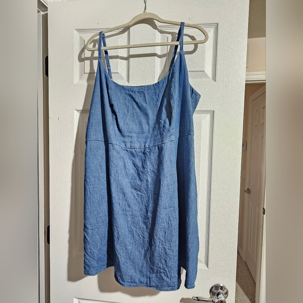 Old Navy Blue Spaghetti Strap Sundress
